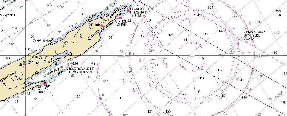 What's the difference between a nautical chart and a map?
